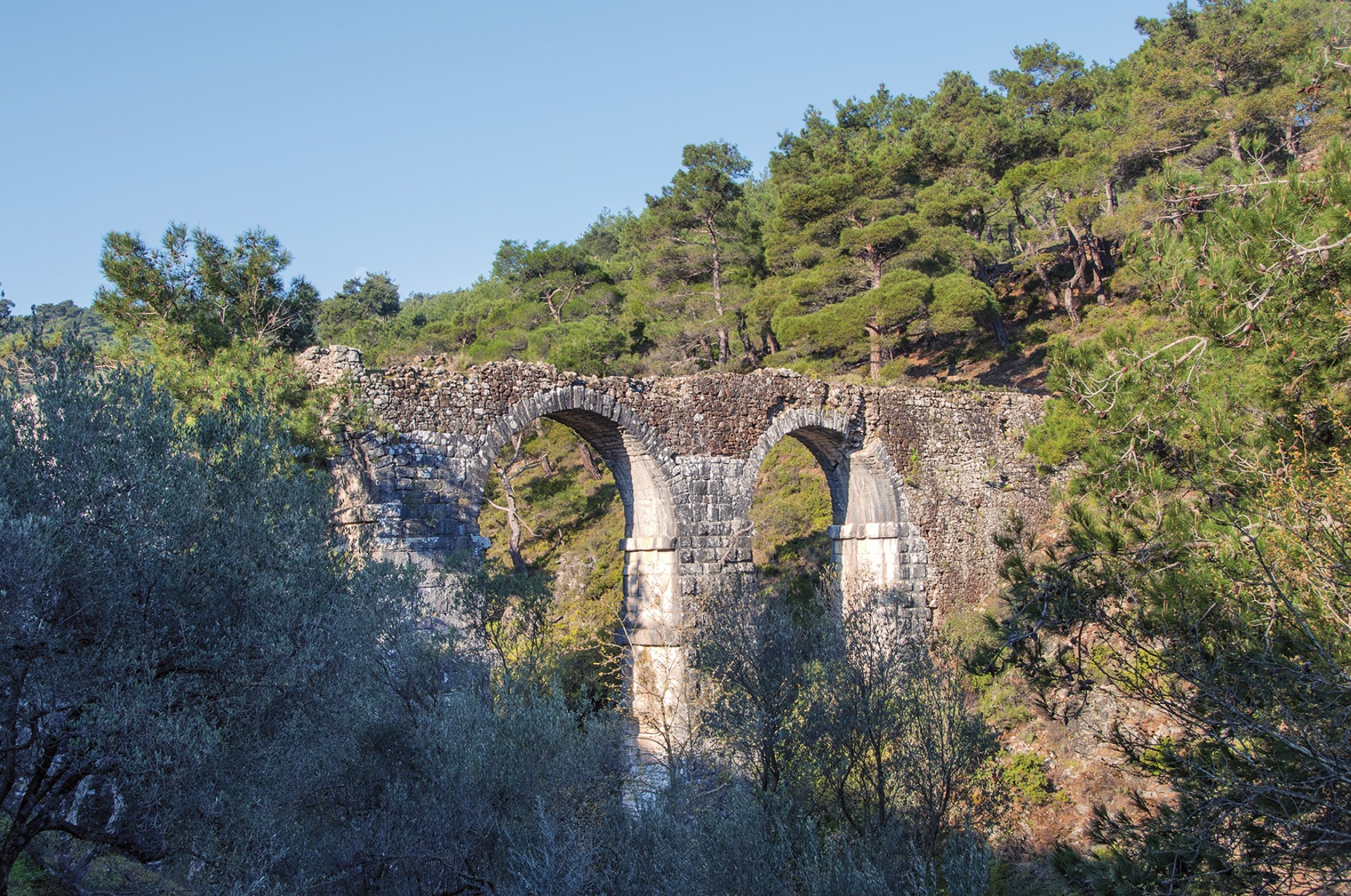 Η υδατογέφυρα στη θέση Πασπαλάς