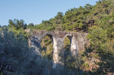 Η υδατογέφυρα στη θέση Πασπαλάς