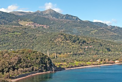 Παραλία Κάγια, Χωριό Συκαμιά, κορυφές Λεπέτυμνου